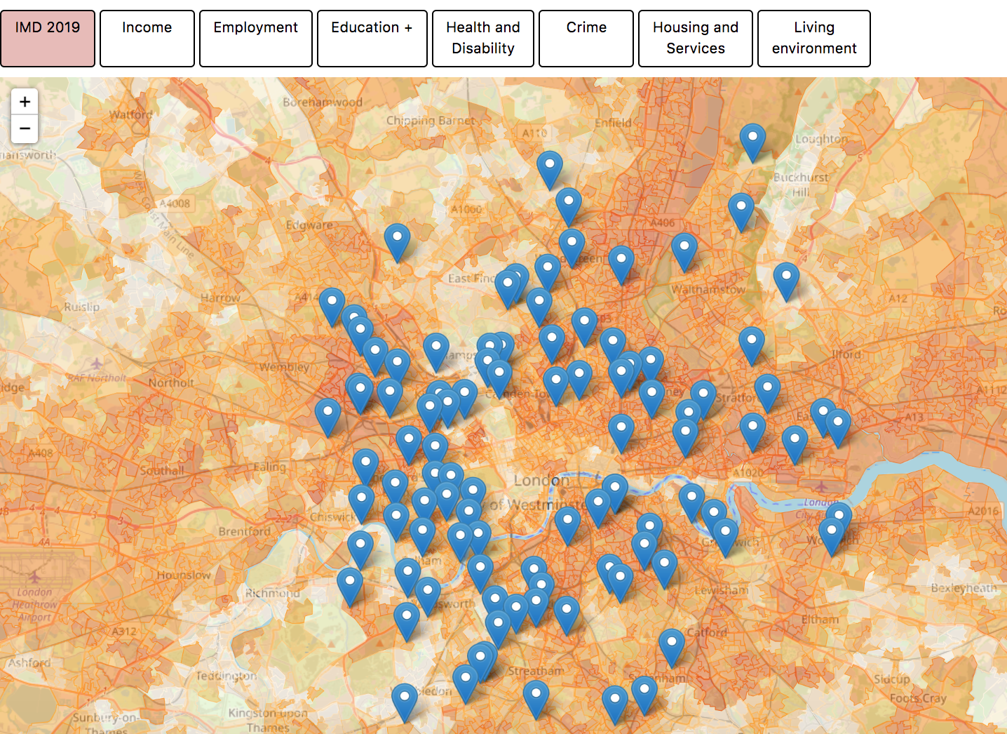 Analysis page screen